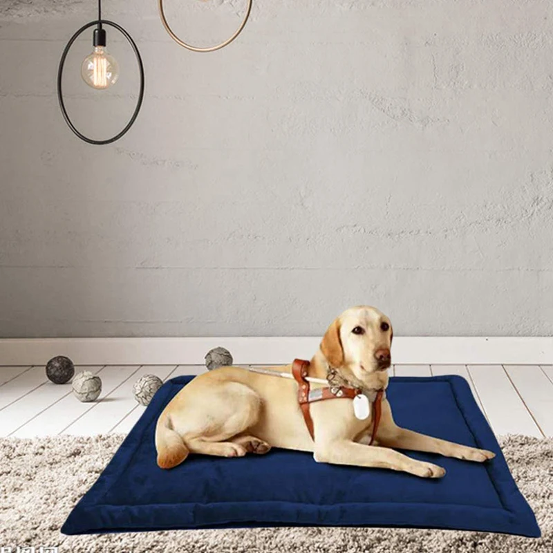 Коврик для кровати собаки, коврик для ящика собаки, матрас для собаки, стирающиеся одеяла, противоскользящие Конура для домашних животных, прочный ящик для собаки для маленького ребенка