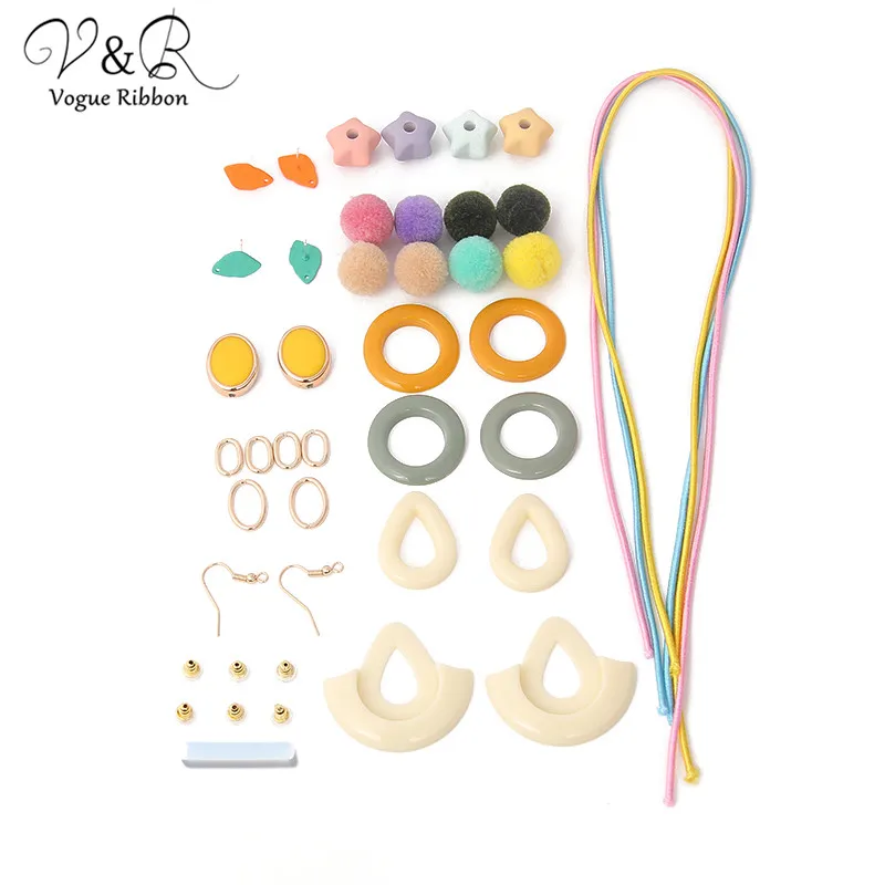 

Newest Diy Handmade Jewelry Making Charms Pendants Drop Dangle Earring Set Components Decoration Fashion Accessories Gifts