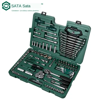 

Sata Hardware Tools Auto Repair and Repair Toolbox Set 121-Piece Sleeve Combination Set 09014a tool