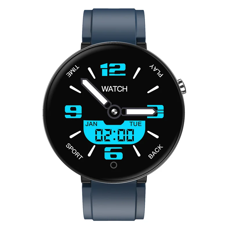 

DT18 smart watch round touch screen SmartWatch sleep heart rate monitor blood pressure smart fitness tracker IP67 sports fashion
