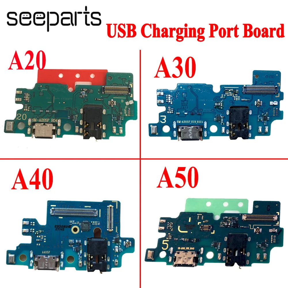 Для samsung Galaxy A10 A20 A30 A40 A50 A60 A70 A80 usb зарядный порт зарядное устройство Порт док-станция разъем Замена платы