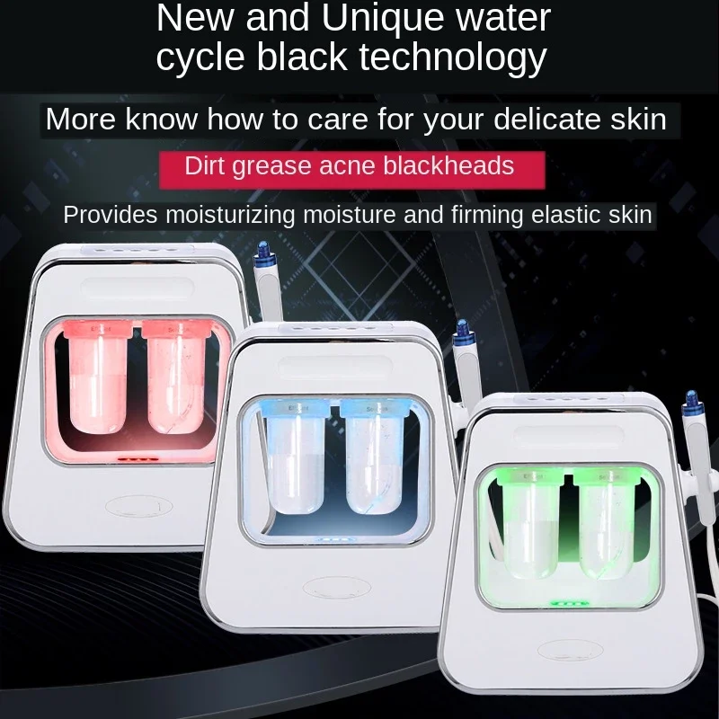 Small Bubble Beauty Instrument Pore Cleaner Household Beauty Salon Oxygen Injection Blackhead Remover Electric Remover byKaine B