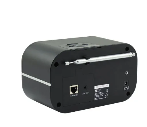 WiFi+ FM+ UPnP радио океан цифровой WR-80 многоязычное меню Интернет WiFi FM Облачное радио lcd двойной будильник fm-радио