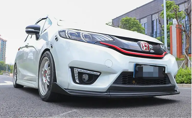Для Honda FIT JAZZ комплект спойлера 2014 2016 для ABS задняя губа задний спойлер передний