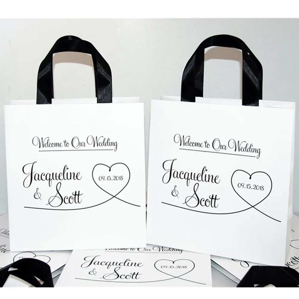 Arab Play with eternal Personalized 35 Welcome to Our Wedding Bags with satin ribbon and custom  names, bags for hotel guests, Weddings Gifts gift bag|Gift Bags & Wrapping  Supplies| - AliExpress