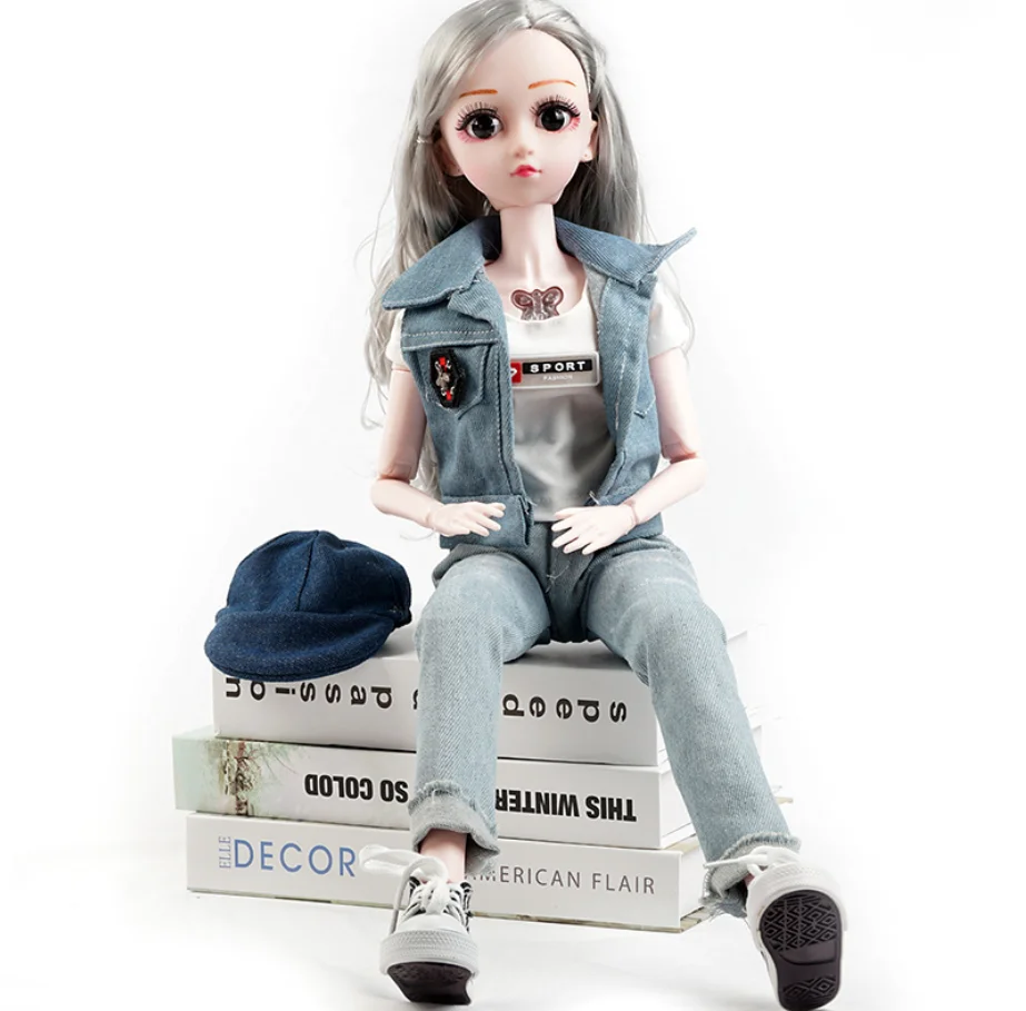 Одежда для отдыха ручной работы 60 см BJD Модель Кукла игрушка Моделирование 3D кукла игрушка умная девочка игрушка модель музыкальная Кукла Подарочный набор