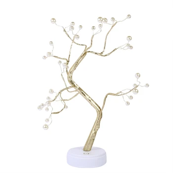 

New 36 Leds Desk Top Bonsai Tree Light White Branches Gypsophila Lights Home Party Wedding Indoor Decoration