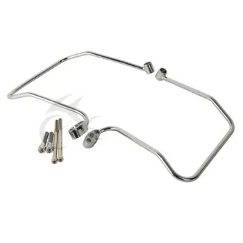 

Saddlebag Support Brackets For Harley Dyna FXD FXDB FXDC FXDL 06-13 Black Chrome two color