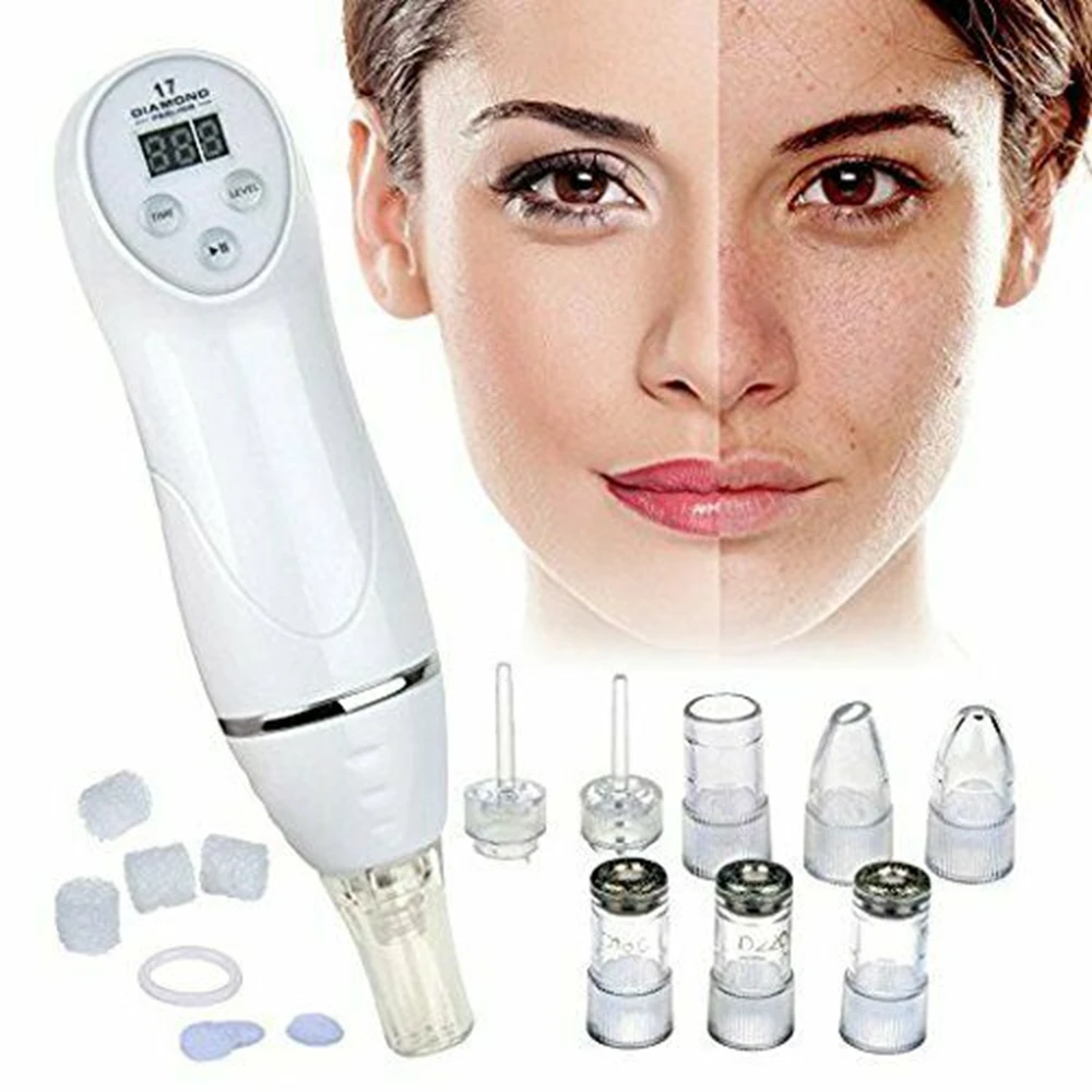 Vacuum Acne Blackhead Removal Diamond Microdermabrasion Skin Peeling Beauty Machine Face Deep