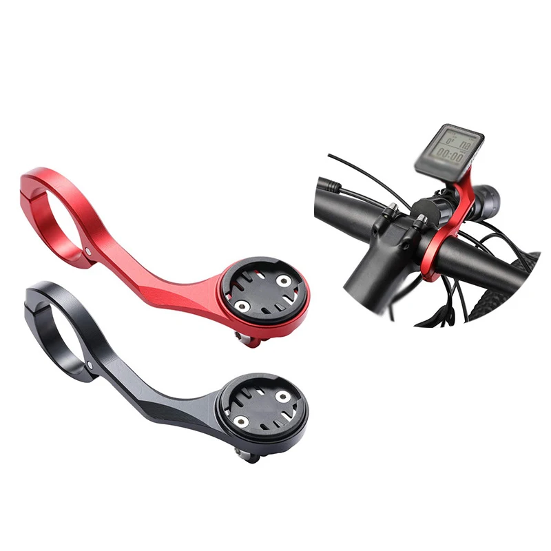 

Bike Handlebar Bike Bicycle Extension Computer Mount GPS Bracket Holder Black Plastic For MTB road Cycling Accessories