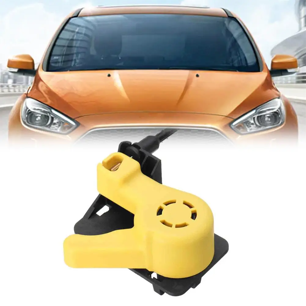 Рычаг крепления капота ручка кабеля подходит для Ford Focus 2012 2013 ручка замена кабеля рукоятка защелки - Цвет: Yellow