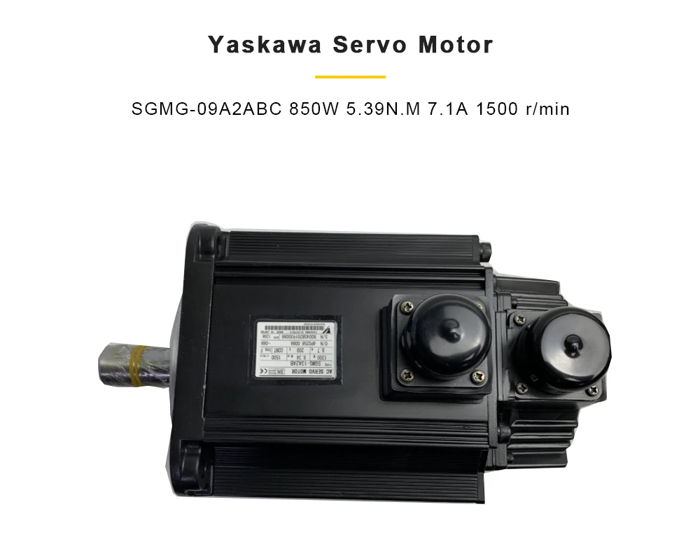 Motor de Yaskawa Servo m 7.1a 1500 r - Min Sgmg-09a2abc 850 w 5.39n. 1 Servo motor de yaskawa SGMG-09A2ABC 850 w 5.39n. m 7.1a 1500 r min