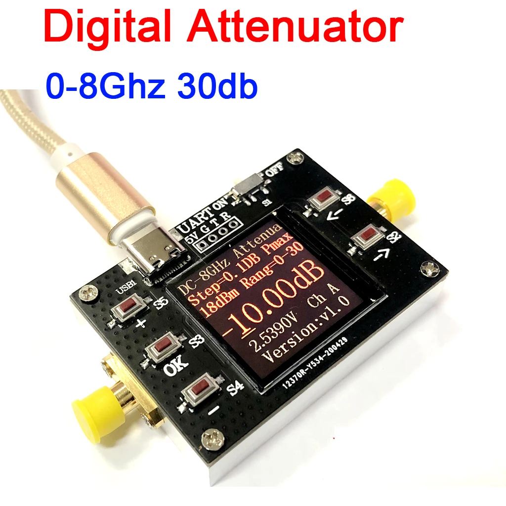 Dc 1mhz To 8000mhz Digital Attenuator Programcontrolled Module 30db