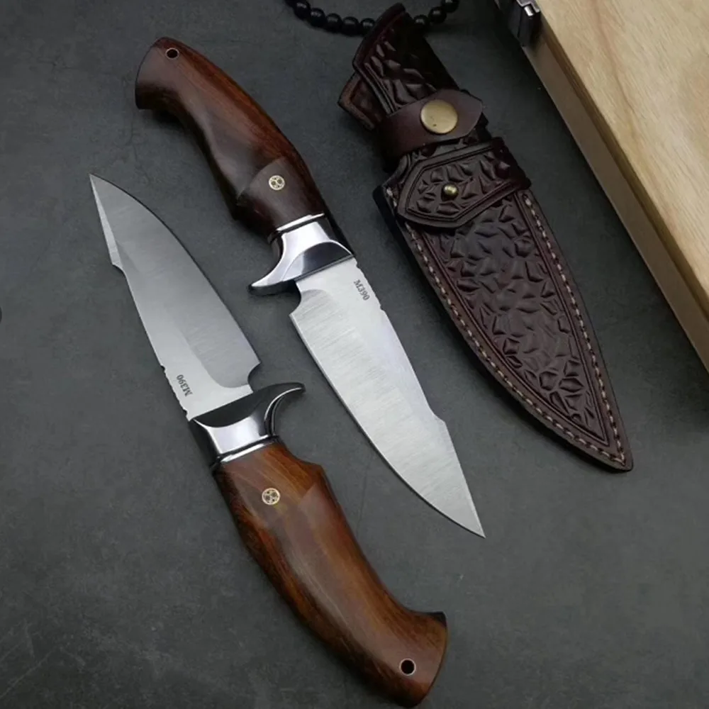 Высокое качество тактика фиксированный нож M390 Порошковая сталь лезвие 61HRC G10 или