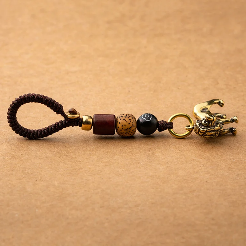 brass lion key chain pendant (17)