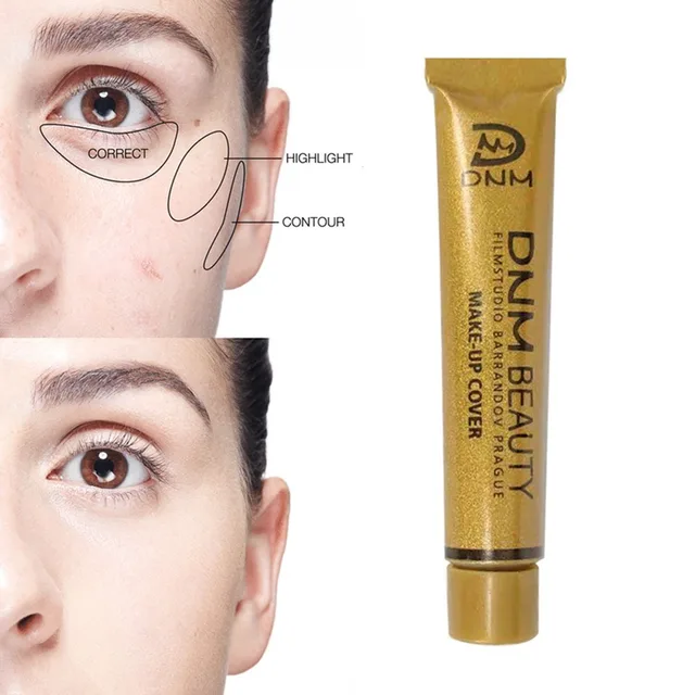 DNM High Covering Face Concealer Cream Contour Pallete Foundation Full Cover Waterproof Make Up Lip Face Pores Cosmetic TSLM1 4