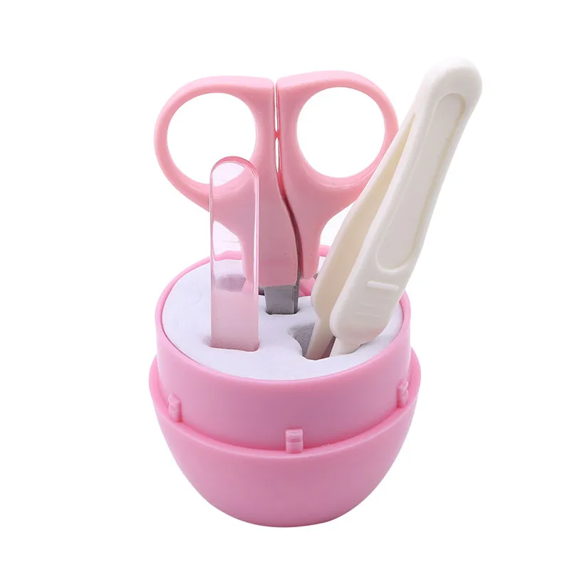 4Pcs/Set Baby Nail Care Nursing Nail Clippers Scissors Cutter For Kids Nail Trimmer Stainless Steel Safety Nail Clippers