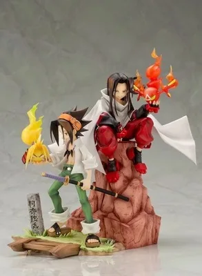 18-20 см ARTFX J аниме король шаманов фигурка Yoh Asakura и Hao 1/8 Масштаб ПВХ фигурка Коллекция Модель игрушки куклы Подарки
