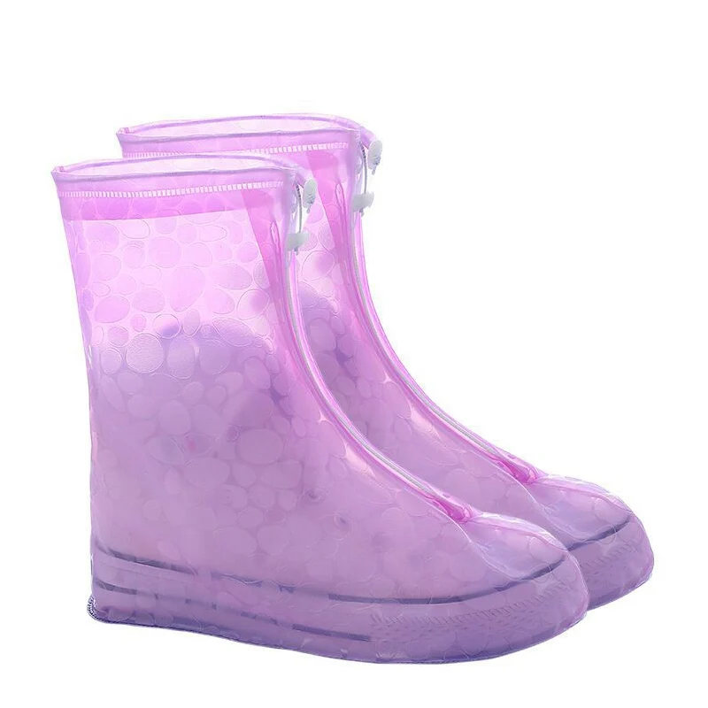 High Quality Men's And Women's Dustproof And Waterproof Shoe Covers High To Help Reusable Non-Slip Men And Women Travel Shoes