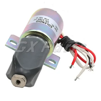

12V Fuel Shutoff Solenoid SA-3786-12 1753ES-12E6ULB1S1 for Kubota 21HP Engine 1991-2005 Grasshopper Mower 721D2