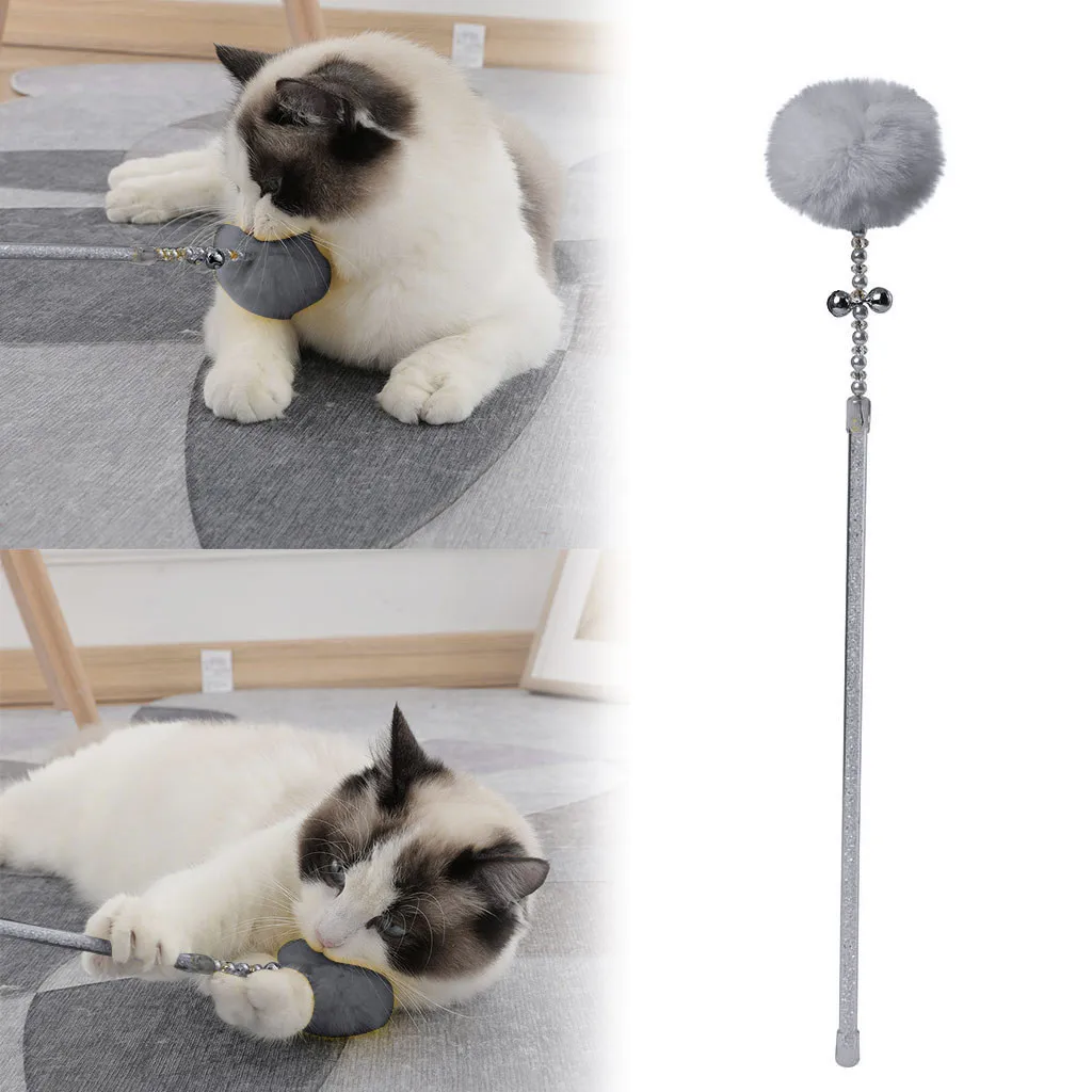 Котёнок Кот Игрушка интерактивная игрушка Мягкий шар и Кот перо и колокольчик Игрушка