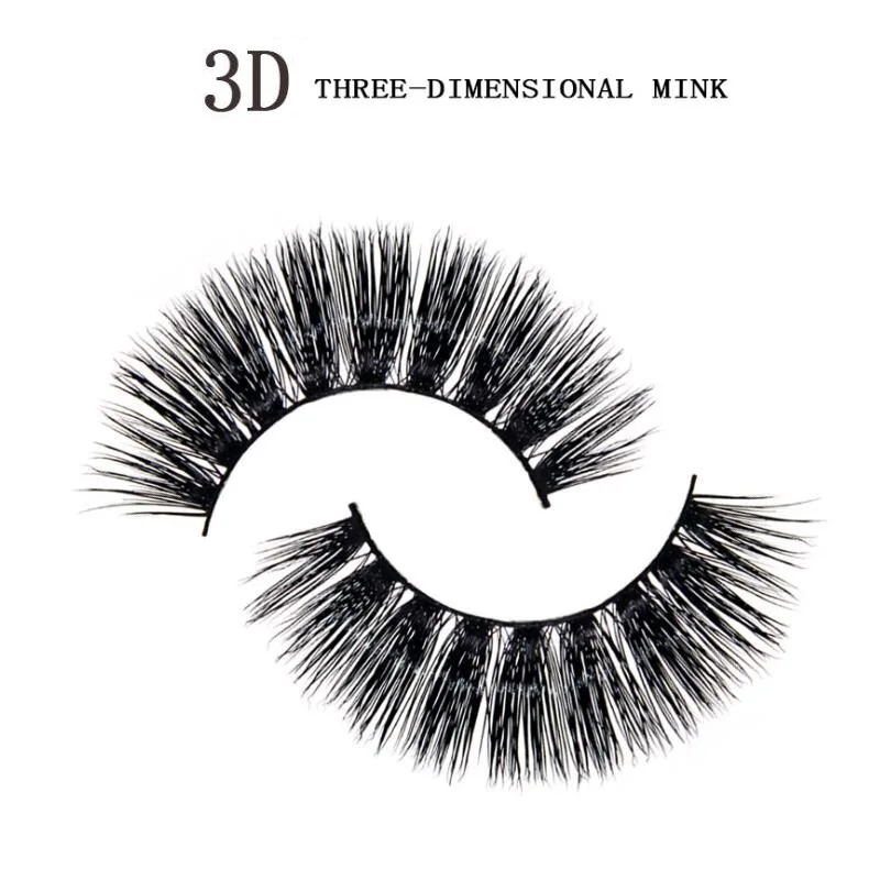 

3D three-dimensional eyelashes mink full strip lashes crisscross thick long Natural eyelash Makeup Extension Tools