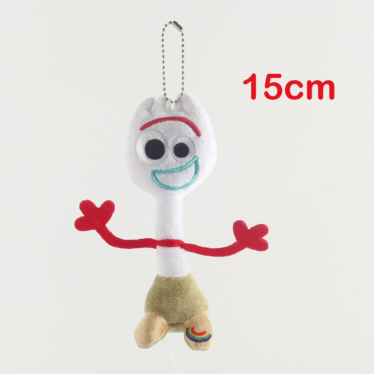 Фильм «История игрушек», «4 Forky аниме плюшевые игрушки мягкие куклы для детей подарок на день рождения сумка аксессуары милый брелок для ключей - Цвет: 15cm