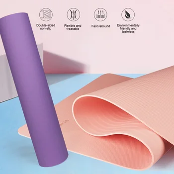 

1830*610*10MM TPE Thickened Non Slip Mat-Classic Yoga Mat Fitness Exercise Gymnastics Workout Pilates Mat