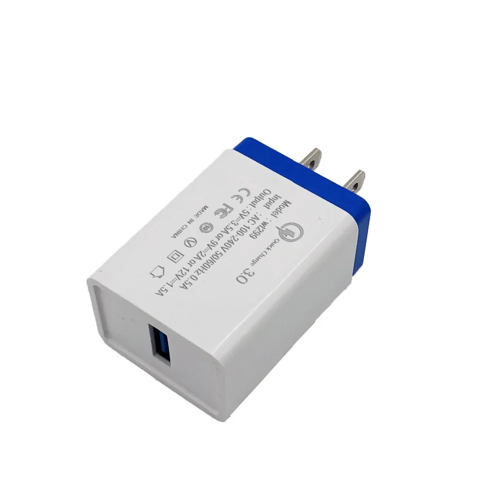 Быстрая зарядка 3,0 USB зарядное устройство QC3.0 Быстрая зарядка EU US вилка адаптер настенное зарядное устройство для мобильного телефона для iPhone samsung Xiaomi huawei