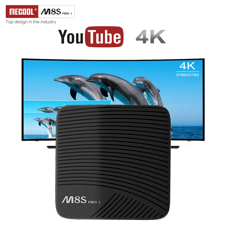 Mecool M8S Pro L Smart tv Box Amlogic S912 3 ГБ ОЗУ 32 Гб ПЗУ 5G wifi bluetooth 4,1 4K Android tv Box для HD Netflix 4K Youtube
