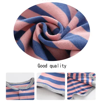 2Pcs/lot Brand Summer Baby Girl Clothes Cotton Jumpsuit Baby Clothing Short sleeve  Infant Boys Clothes 0-24M Baby Rompers 6
