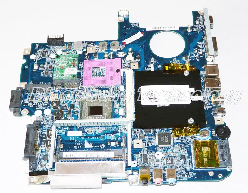 Материнская плата для ноутбука ACER 7720 5720 5315 5715Z материнская плата для ноутбука ICL50 LA-3551P MB. AHE02.001 с графическим слотом