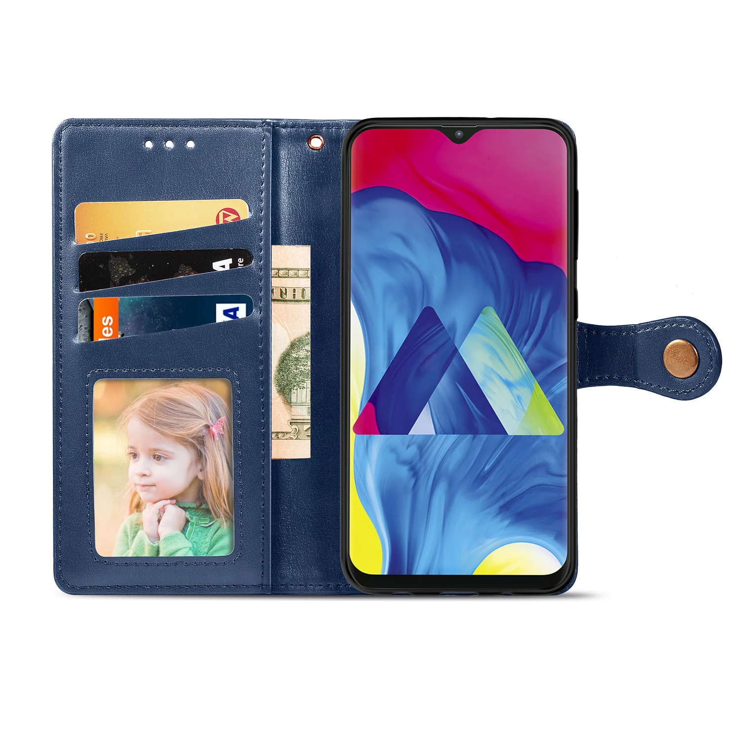 Для samsung Galaxy M10 SM-105F флип-бумажник чехол для samsung Galaxy M10 M 10 задняя крышка Магнитный чехол для телефона samsung M10 чехол