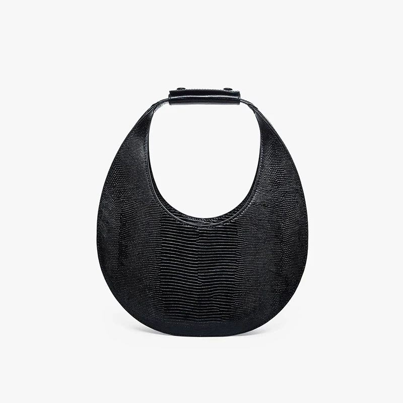European and American Fashion Show Moon Bag Simple Circular Arc Handbag Designer Bags Famous Brand Women Bags