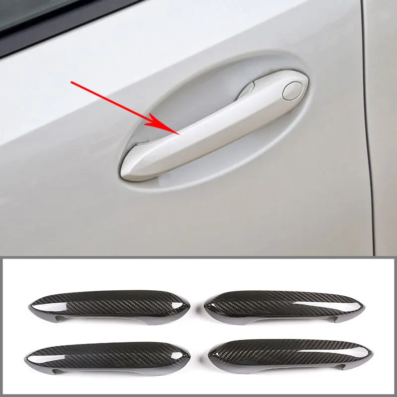 

For Bmw 3 Series 6 Series X3 X4 X6 X7 Outer Handle Cover Real Carbon Fiber Car Exterior Modification Accessories Protection Cap