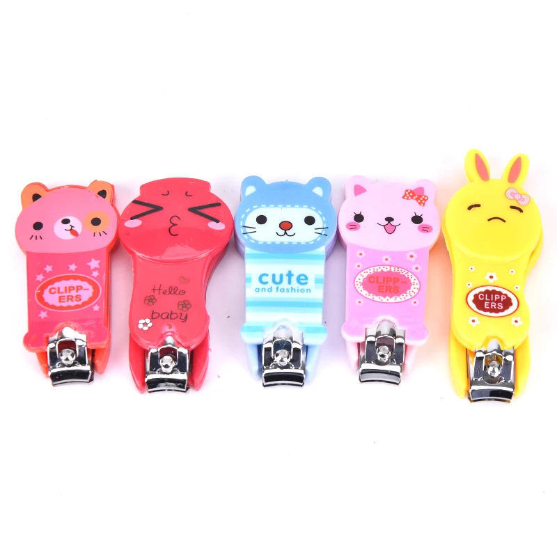 1Pcs Cute Nail Clipper Manicure Tool Toe Finger Cuticle Nipper Trimmer Plier Scissor Random Color