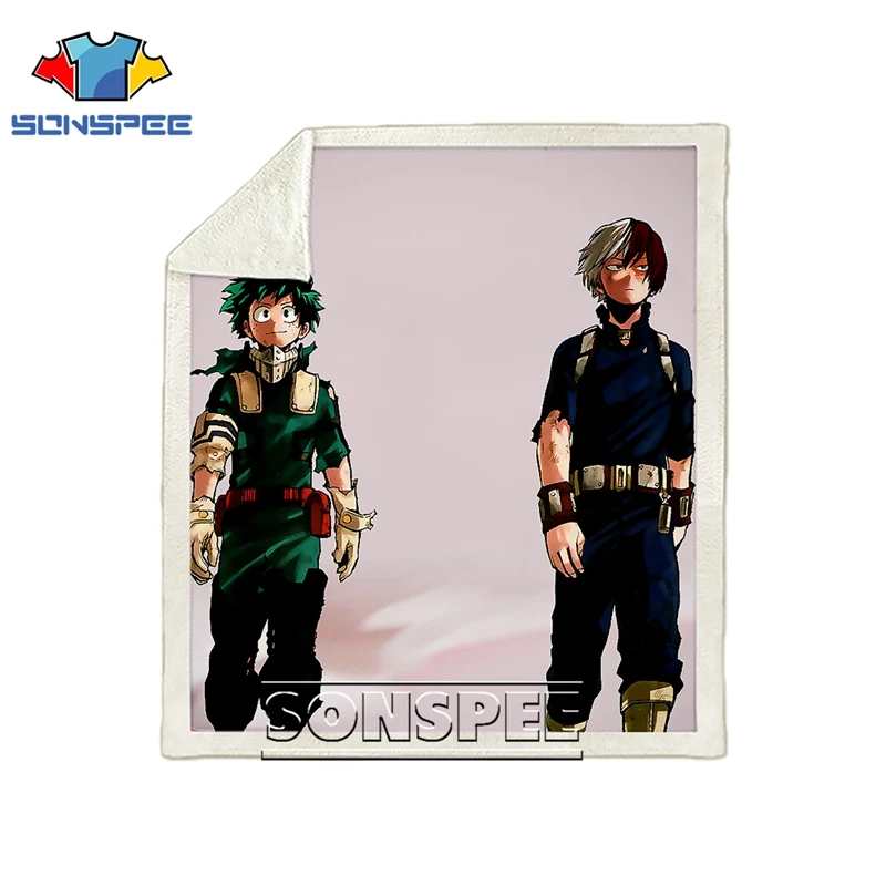 24 Диван Постельные принадлежности с рисунком автомобиля My hero Academy Boku no hero офис Harajuku набивное одеяло покрывало для путешествий мягкое детское одеяло для прогулок - Цвет: 24