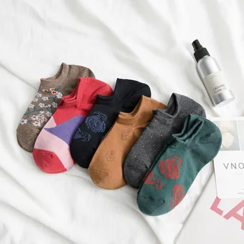 

1 Pair Men Cotton Ankle Socks For Men's Business Casual Solid Color Short Socks Male Sock Slippers EU 39-44 Meias