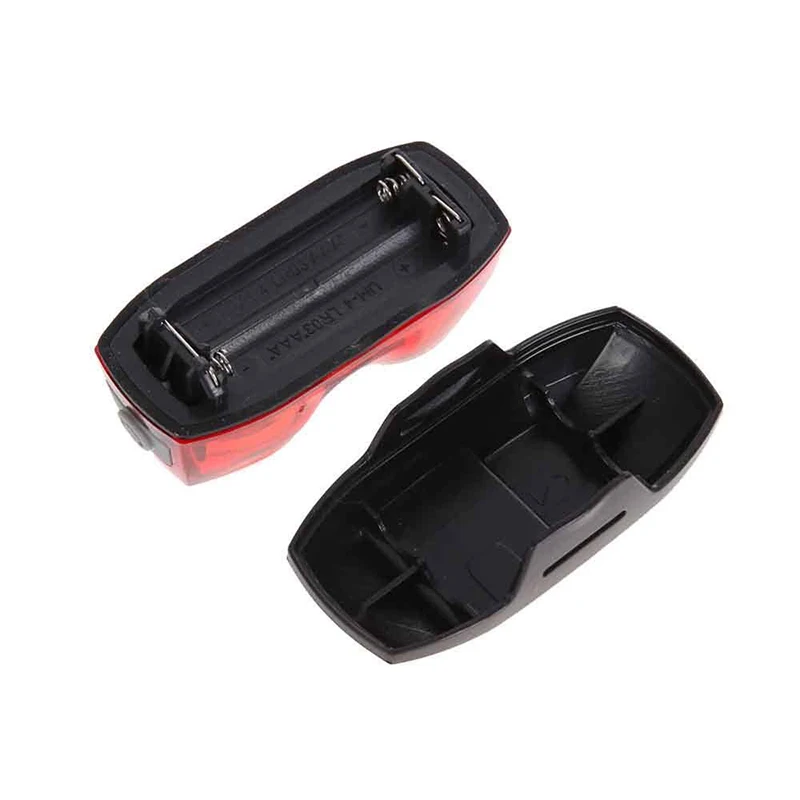 

Red Bicycle LED Indicator Bike Rear Tail Laser Warn Super Light Batteries AAA
