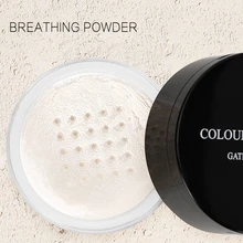 Банановая рассыпчатая пудра, дыхательный отбеливающий контроль масла, осветляющая Роскошная пудра для лица, основа, красота, макияж, Длительное Действие