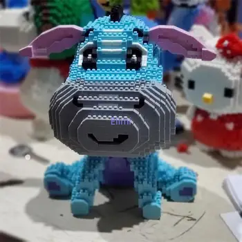 

mini Blocks cartoon Auction Figure brutto Juguete Micro Blocks Building Toy goffy Educational Toys Anime donkey Children Gifts