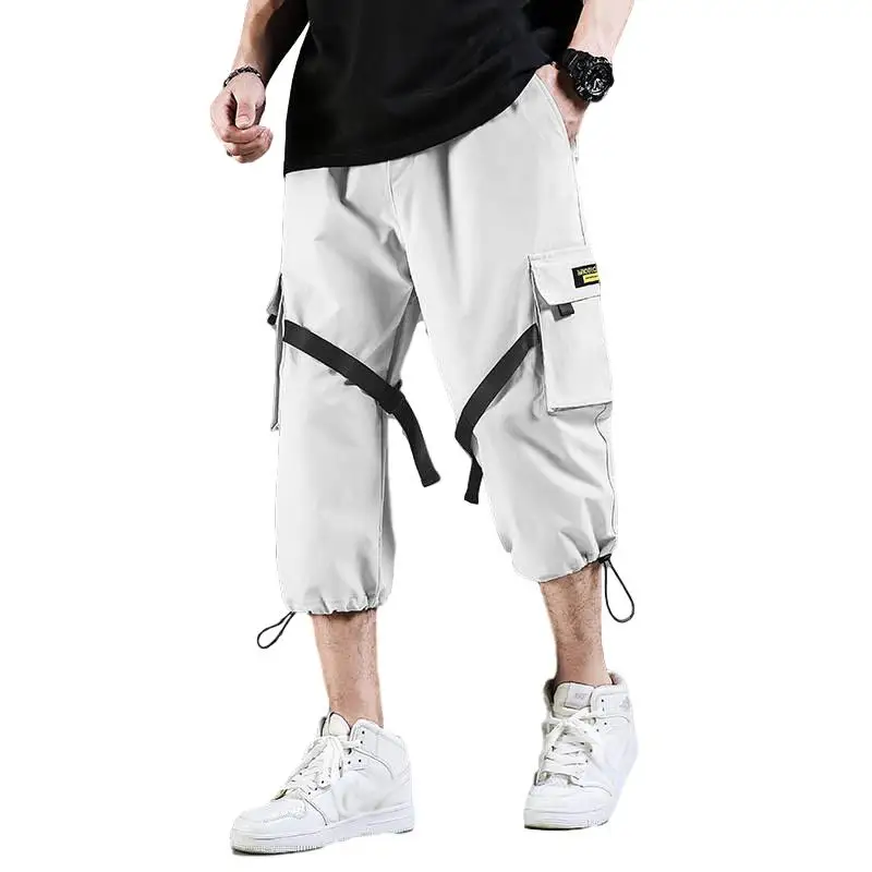 Idopy мужские летние грузовые шорты уличный стиль тонкие крутые дизайнерские шорты с несколькими карманами