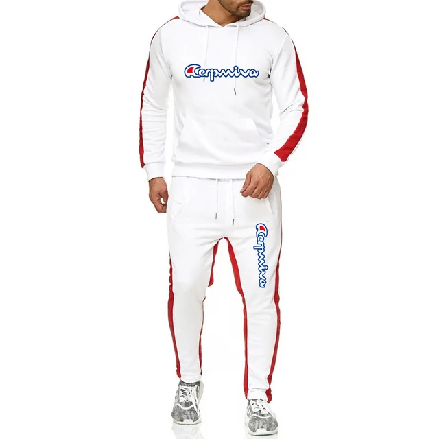 Ropa de marca champion 2020, deportivo a para hombre, traje para deporte y ocio, sudadera con capucha para hombre, sudadera deportiva champion coat + pa - AliExpress Ropa de hombre