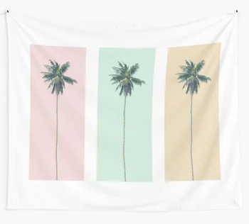 

Retro Palms Tapestry Wall Hanging Tapestries Dorm Art Home Decor Camping Beach Towel Yoga Mat