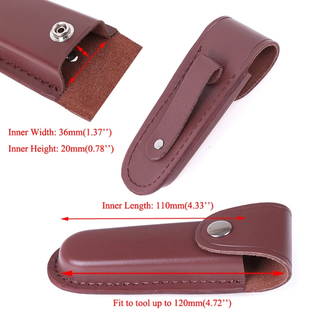 Real Skull Edcs - Fondina Portautensili In Pelle Bovina Per Coltelli, In Casco SMK - Foto 2