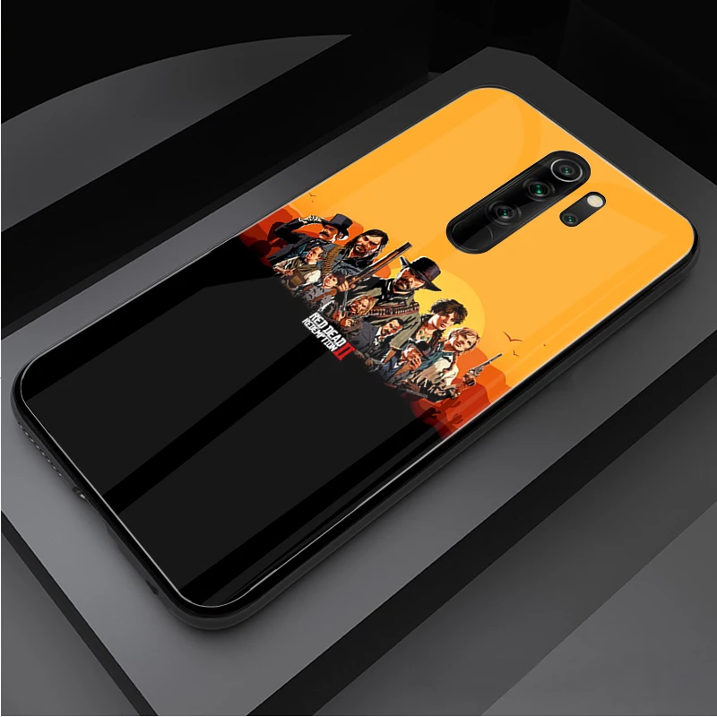 Trò Chơi Red Dead Redemption 2 Kính Cường Lực Điện Thoại Ốp Lưng Cho Redmi Note 5 6 7 8 9 Pro Note8T Note9S redmi8 9 Bao Vỏ phone cases for xiaomi