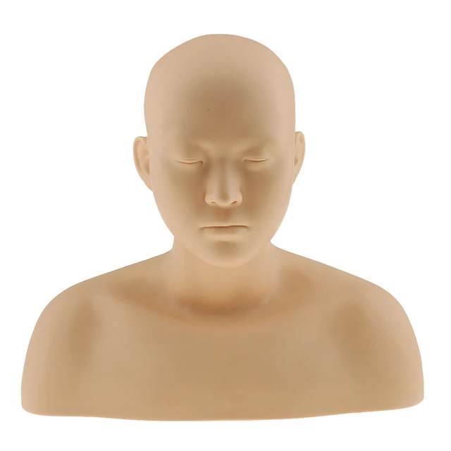Mannequin Makeup Training Head Silicone  Silicone Mannequin Head Make -  Soft - Aliexpress