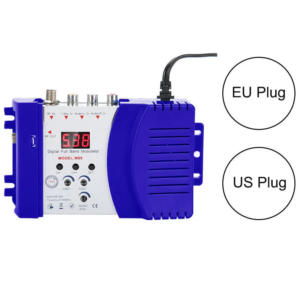 Professional Home Coax Converter TV Modulator Adapter AV To RF Accessories Digital