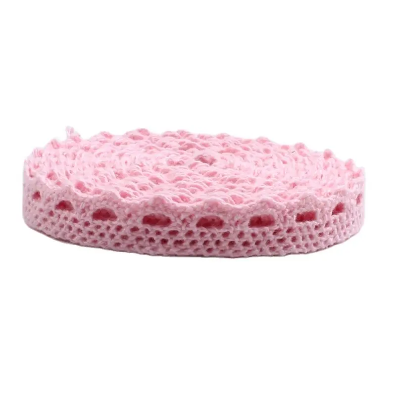 10yards/lot colorful Cotton Lace Ribbon DIY Sewing lace trimming Handmade Patchwork Cloth Hometexile Curtain Craft Accessories — view 6