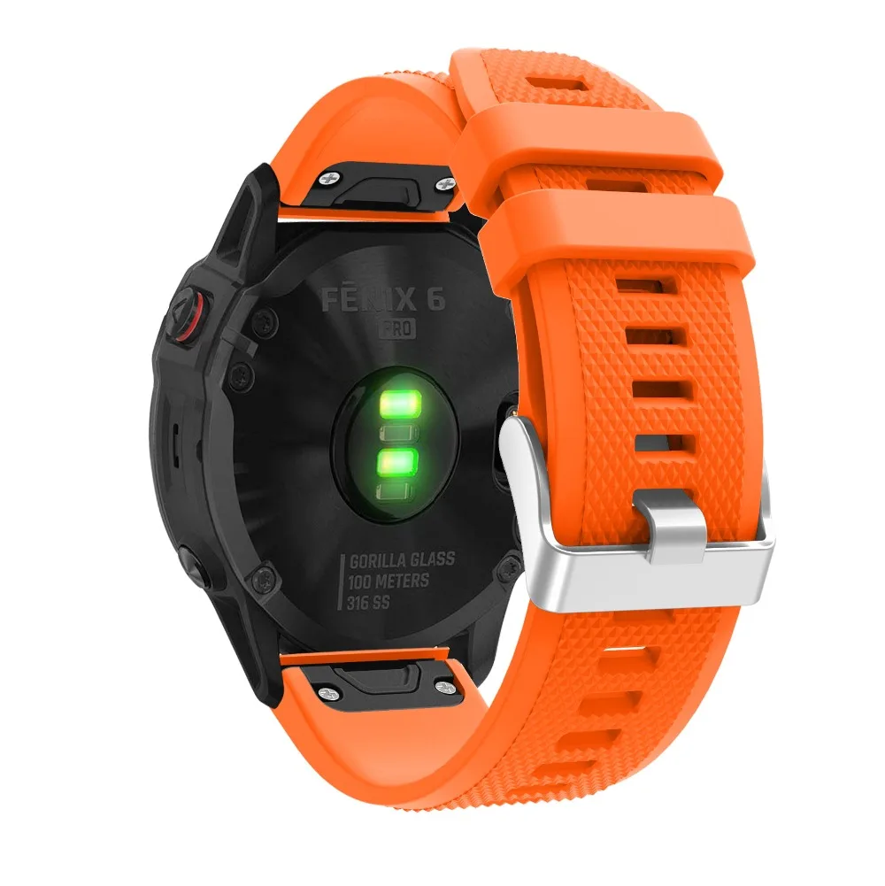 26 22 20 мм ремешок для часов для Garmin Fenix 5X5 5S 3 3HR 6 6X6 S gps часы Quick Release strip Forerunner 945/935 наручных полос